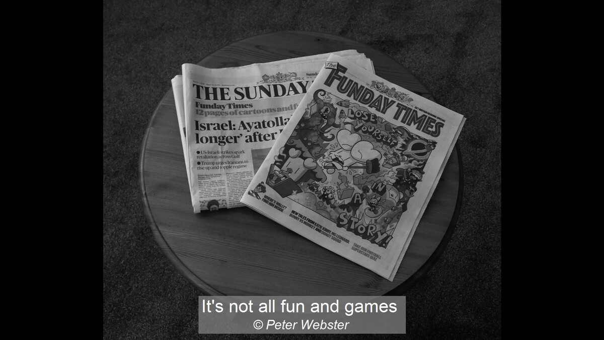 It's not all fun and games